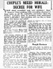 Newspaper Mention - Allan Alexander Cameron & Mildred Fanny Hayden